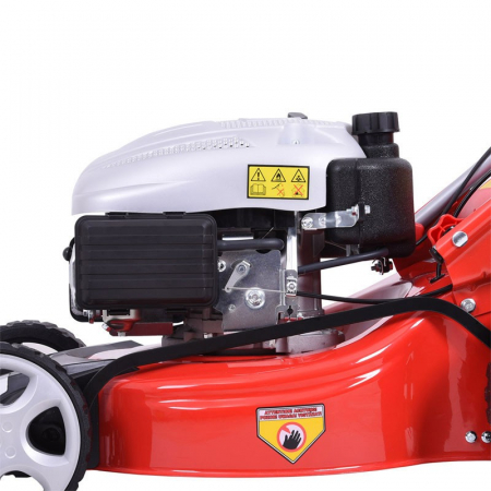 Masina de tuns iarba HECHT 548 SW 5 in 1 HECHT548SW5IN1, motor benzina, putere 5 CP, latime de lucru 46 cm, kit de mulcire, autopropulsie [1]