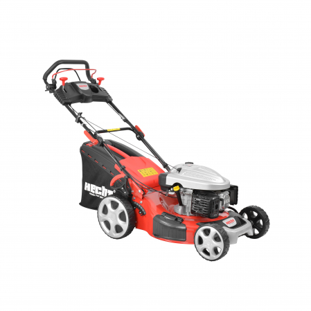 Masini de tuns iarba/gazon - Masina de tuns iarba HECHT 5534 SX 5in1 HECHT5534SX5IN1, motor benzina, putere 6 CP, latime lucru 51 cm, pornire manuala