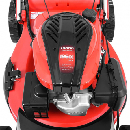 Masina de tuns iarba pe benzina Hecht 5564SXE, 4.9 cp, latime 56 cm, 4.5 km/h, pornire electrica [1]