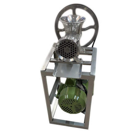 Masina electrica de tocat carne din aluminiu, Nr.32, cu cadru si motor electric de 1500 W, 1400 Rpm, 2 kg/min [2]