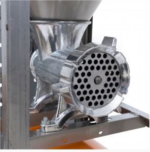 MASINA TOCAT CARNE NR. 32 ALUMINIU, MOTOR ELECTRIC, 900W URAL,PALNIE MARE SI MASA INOX [1]