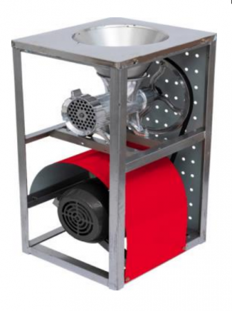 Masini de tocat carne - Masina tocat carne din aluminiu nr 32 cu cadru si  motor electric 2200W, palnie si masuta inox
