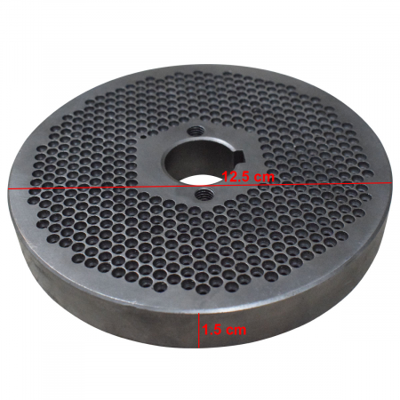 Matrita pentru granulator KL-125 cu gauri de 2.5 mm Ø [2]