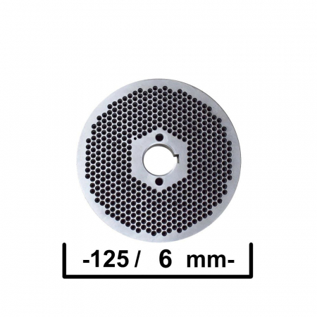Granulatoare de furaje - Matrita pentru granulator KL-125 cu gauri de 6 mm