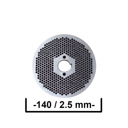 Granulatoare de furaje - Matrita pentru granulator KL-140 cu gauri de 2.5 mm Ø