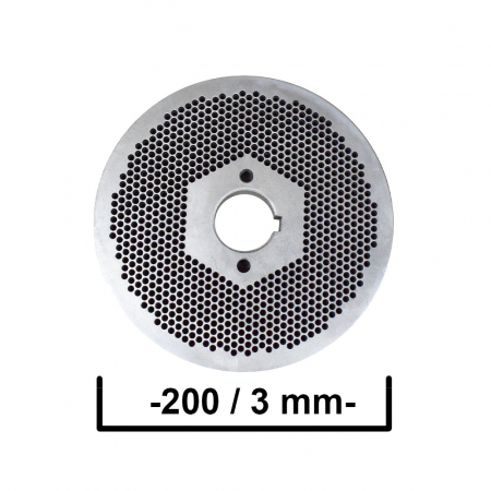 Granulatoare de furaje - Matrita pentru granulator KL-200 cu gauri de 3 mm Ø