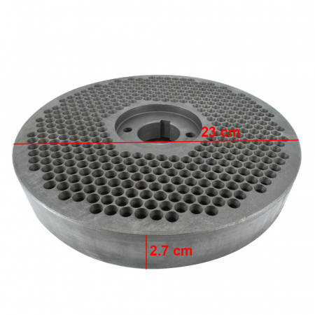 Matrita pentru granulator KL-230S cu gauri de 4 mm Ø [2]