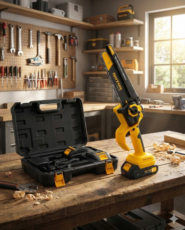 Mini drujba 8" pe acumulator cu 2 acumulatori 21V /2Ah si incarcator ROTOR RBS-82motor brushless, motor brushless, 21V [16]