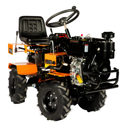 Mini tractor Detoolz, motorina, 17CP, 530CC, 4T [13]