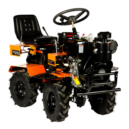 Mini tractor Detoolz, motorina, 17CP, 530CC, 4T [1]
