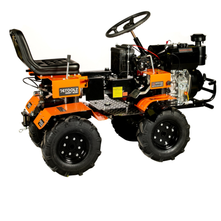 Mini tractor Detoolz, motorina, 17CP, 530CC, 4T [3]