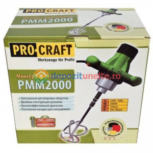 MIXER MATERIALE CONSTRUCTII PROCRAFT PMM2000, 2000W, 700RPM [4]