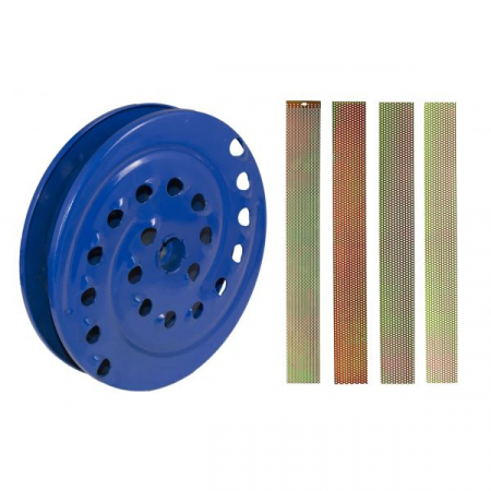Moara de cereale/fructe Elefant CM1.1D, Uruitor electric 3.5 kW, 3000 rpm + site+razatoare [2]
