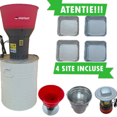 Mori de macinat cereale - Moara electrica pentru cereale 50 L Elefant