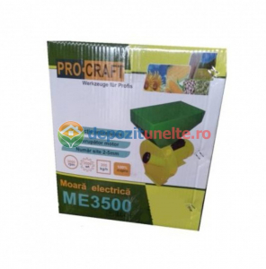 Moara electrica Procraft ME3500, 3.5 Kw, 3000RPM, 200KG/H, bobinaj 100% cupru [5]
