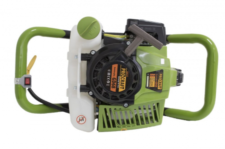 Motoburghiu pamant PROCRAFT GD68, 62 cc, 3 CP, 8000rpm + Burghiu 150x800 mm [3]