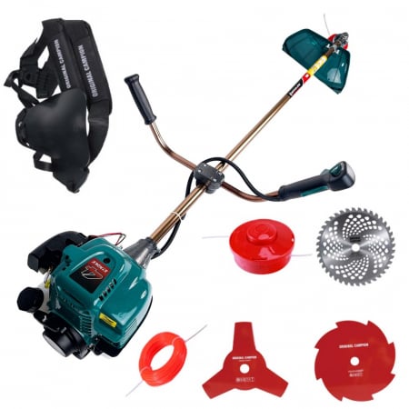 Motocoase - Motocoasa  MotoYama T5600, pe BENZINA cu  MOTOR 4 TIMPI, 7.H CP, 12000RPM, 4 MODURI DE TAIERE,  6  Accesorii
