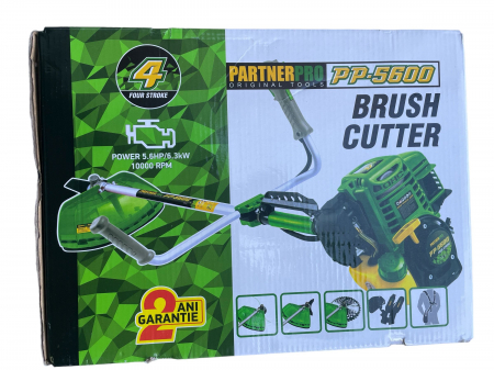 MOTOCOASA PartnerPro PP 5600 , MOTOR 4 TIMPI, 6300W, 4 MODURI DE TAIERE, MOTOCOSITOARE PE BENZINA [8]