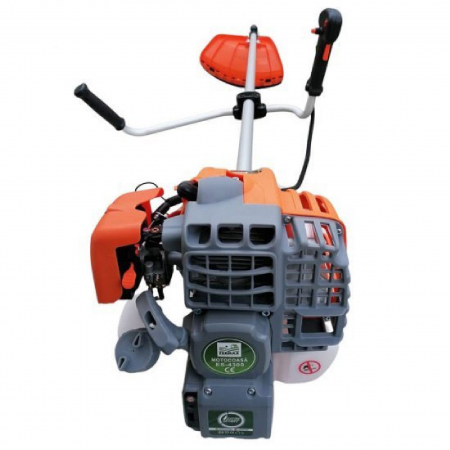 Motocositoare pe benzina Fermax ES-4300, cu pornire electrica si manuala, 4.7 CP, 9000 rpm, 8 accesorii incluse [6]