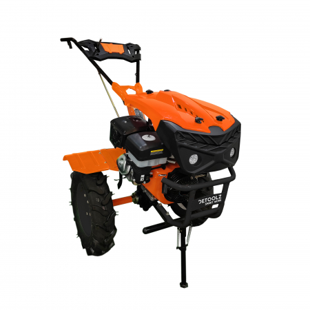 Motosape si motocultoare - Motocultor Detoolz 15CP 420CC, benzina, 4T, 3 viteze, pornire manuala, cu roti