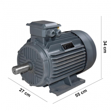 Motor TEHNOMS 11 Kw, 50Hz, 1500 rpm, 15.4A, 380V [4]