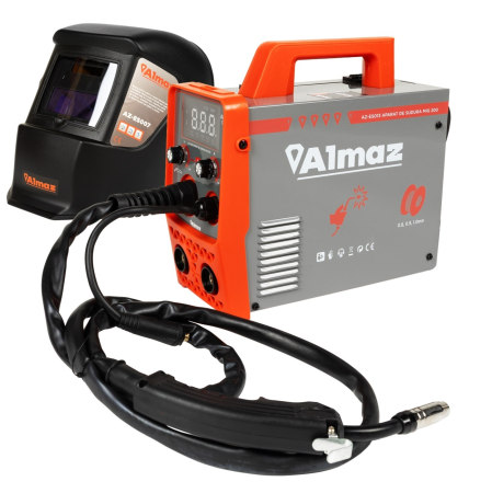  Sudura - Pachet aparat+masca sudura Almaz, MMA+MIG+FCAW, 200A AD