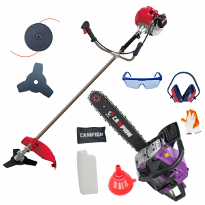 Scule electrice - Pachet Motocoasa Campion GT 4500, 6CP + Motofierastrau CAMPION 6900, 5 CP, accesorii incluse
