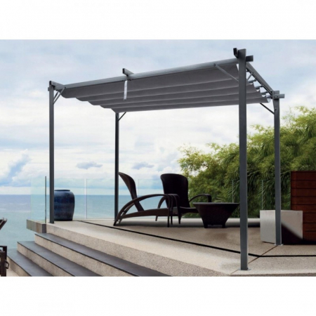 Pergola Hecht pergola 4x3 kit de ancorare inclus dimensiune 400 x 300 x 228 cm [9]