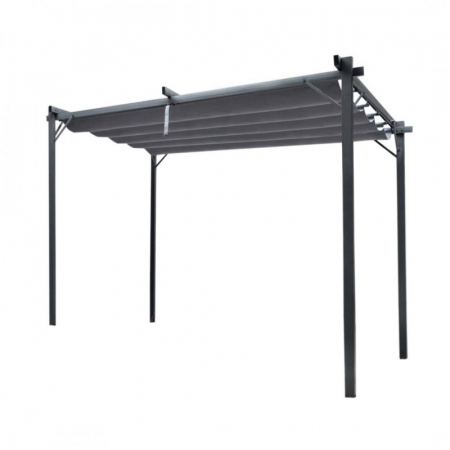 Mobilier pentru gradina - Pergola Hecht pergola 4x3 kit de ancorare inclus dimensiune 400 x 300 x 228 cm
