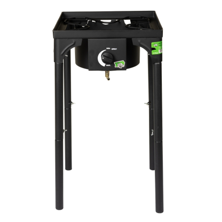 Casa si camping  - Pirostrie patrata Micul Fermier, putere termica 6kW, 1 arzator, inaltime ajustabila 72/42 cm