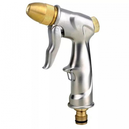 Accesorii pentru irigatii - Pistol reglabil de udare din aluminiu - Hecht 02095