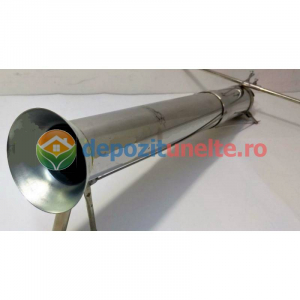 Plantator manual de rasaduri din INOX, tija picior, 3 lame deschidere, distantier, Micul Fermier GF-0132 [11]