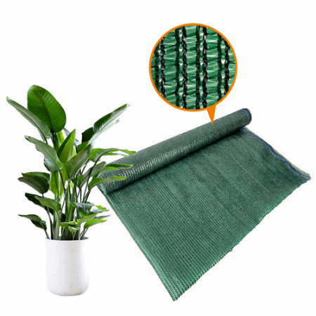 Plasa pentru umbrire, polietilena HDPE pura, MESTERINO 80205080, 2 m X 50 m, grad de umbrire 80%, densitate 80g/mp, verde inchis, protectie UV/IR [4]