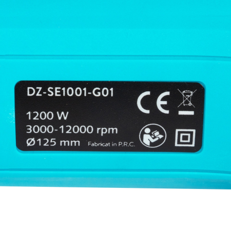 Polizor unghiular Detoolz, 1200W, 125mm diametru disc, cu variator de turatie [2]