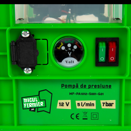 Pompa de presiune 12V 12Ah 7 bar - 5 l/ min pentru stropit DOUA MOTOARE - autoamorsata [14]