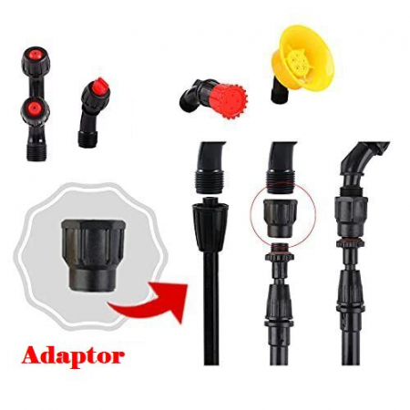 Pompa de stropit electrica Micul Fermier MF-PA1003-S001-G01 10 Litri, Vermorel electric cu acumulator de 12V 8Ah 5,5 bar si regulator de presiune [9]