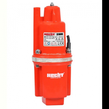 Teasc struguri - Pompa submersibila de apa Hecht 3166 600 w inaltime de refulare 70 m 3602