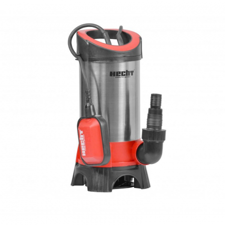Pompe submersibile - Pompa submersibila Hecht 3011 pentru apa menajera, putere 1100 w, inaltime maxima refulare 11 m, 15000 l/h (929080)