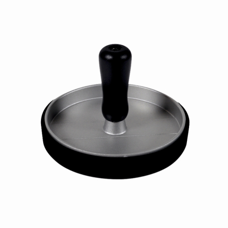 Presa pentru hamburger din aluminiu KLUGMEISTER KY1280HP, baza de plastic cu maner [1]