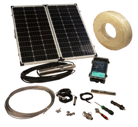 Progarden 3TSS0.76-55-24/120 Pompa submersibila 3/4", solar, 120W/24V, MPPT, PFV 2x80W, 55m, 0.76mch, apa curata [1]