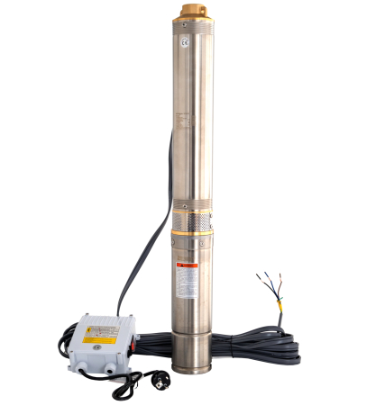 Pompe submersibile - ProGARDEN 4PS658 Pompa submersibila 1.25", 550W, 100L/min, 58m, 8 etaje, apa curata