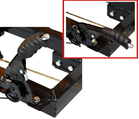 ProGARDEN Campo RM500CT remorca 500kg minitractor, 1 osie, prindere cupla, roti profil rutier 5.00-12, RIM 3.00B [2]