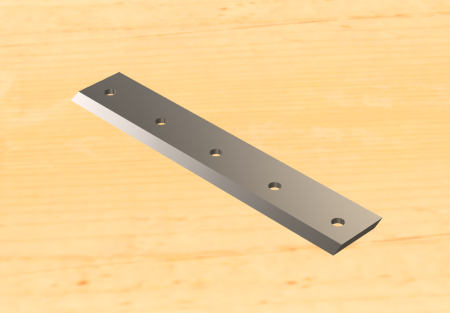 Tocatoare vegetale - Progarden Cutit 300x55x5mm pentru TB100E, TB100EN