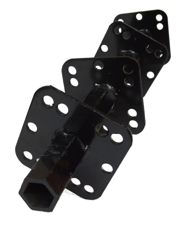 Accesorii utilaje agricole - ProGARDEN manicot freza, hex 23mm, 2 segmente, 4 flanse (3+1), motocultoare seria HS500, HS900, HS1000/Campo