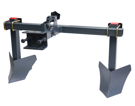 Accesorii utilaje agricole - ProGARDEN Rarita cu 2 brăzdare reglabile pentru minitractoarele Campo T