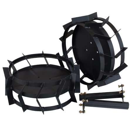 Accesorii utilaje agricole - ProGARDEN set roti metalice 470x200mm, manicot cu flanse, hexagon 32mm