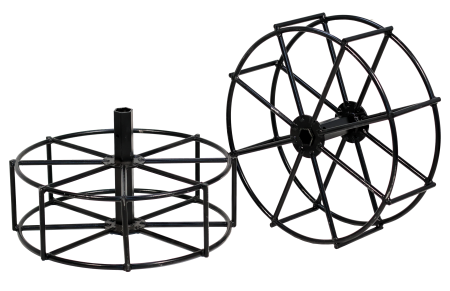 Accesorii utilaje agricole - ProGARDEN Set roti metalice 500x170, manicot cu flanse, hex 32mm pentru motocultor Campo