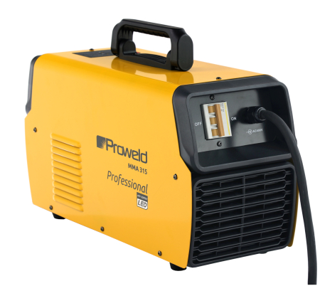 ProWELD MMA 315 LED Invertor digital sudură 315A, MMA Puls, TIG Lift, Arc Force, VRD, Electrozi Ø 2.0–6.0 mm, Oțel, Inox, Fontă [2]