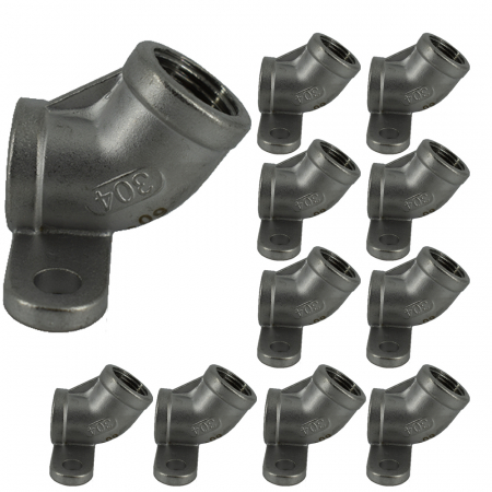 Adapatori - Racord fixare adăpătoare pentru suine, 60grade, EB60 set 10 bucati