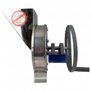 Razatoare / Tocatoare Vinita manuala FRUCTE/ LEGUME, TAMBUR + Cuva INOX, 5 Litri 150kg/h + fulie atasare motor [2]